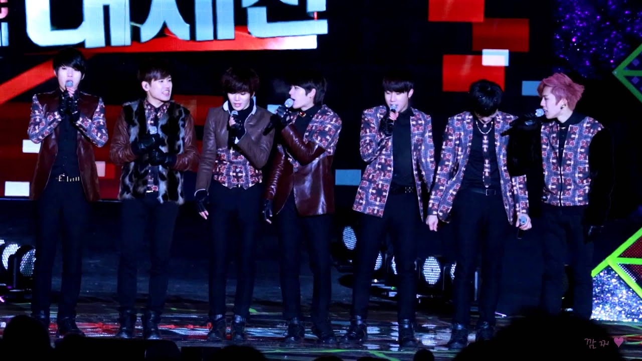 [121231]MBC가요대제전 INFINITE_Ment