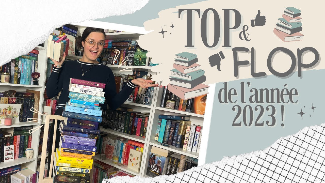 C'est l'heure du bilan de 2023 : mon top et mon flop de l'année ! 👍👎📚