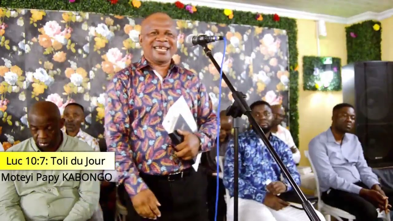 PREDICATION SUR LUKE 10:7, UN OUVRIER MERITE SON SALAIRE, BY MOTEYI PAPY KABONGO