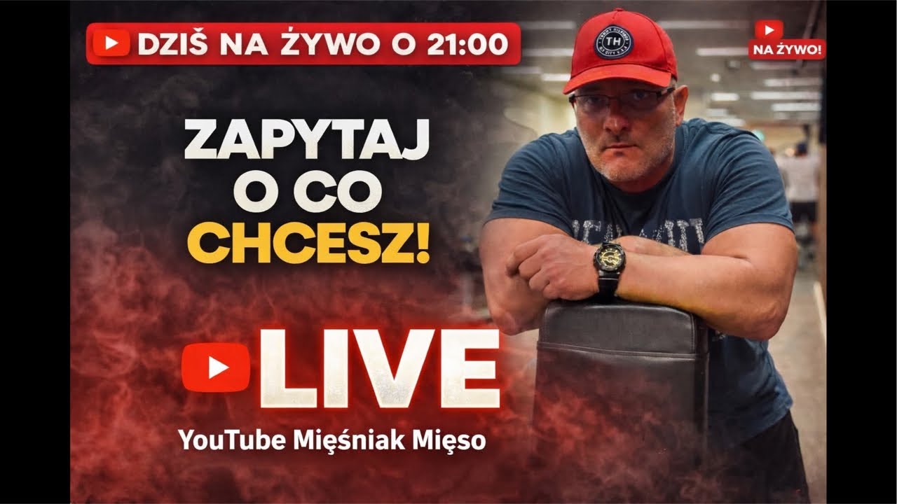 LIVE TERAZ 🛑 Mięśniak_Mięso  na żywo 🛑 DOŁĄCZ 🏴&zwj;☠️