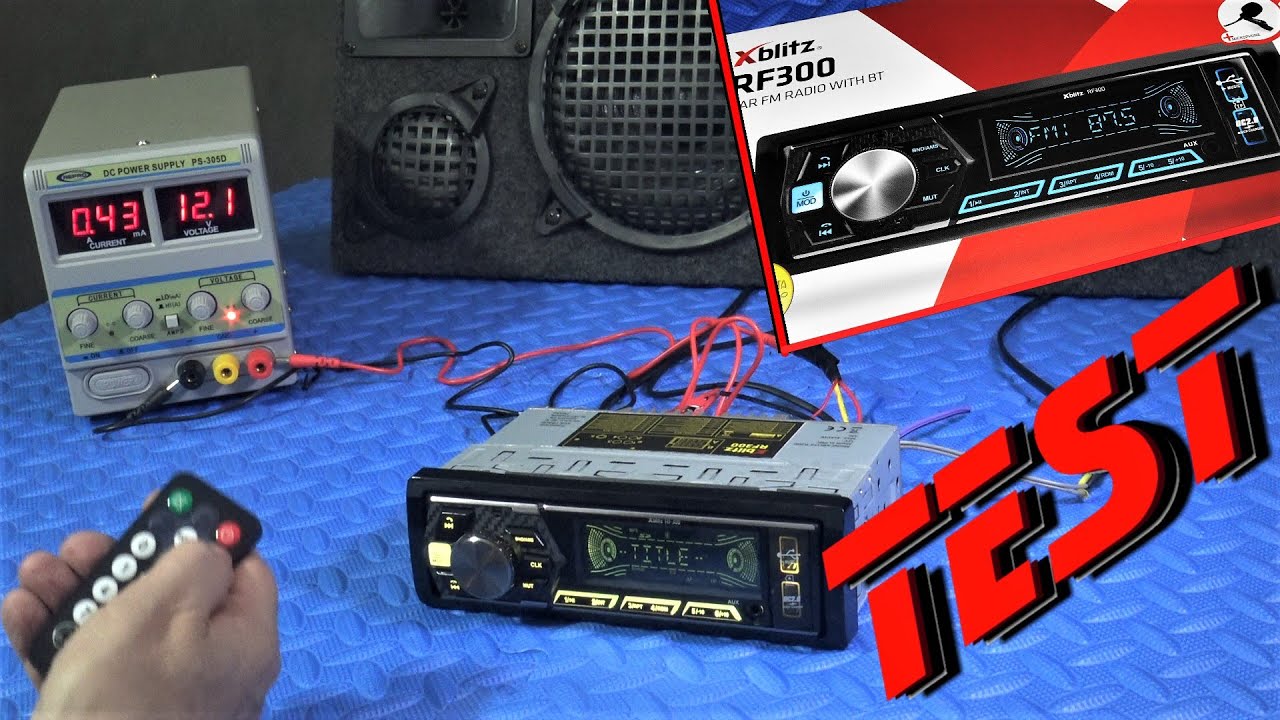 Xblitz RF300 radioodtwarzacz samochodowy USB/SD