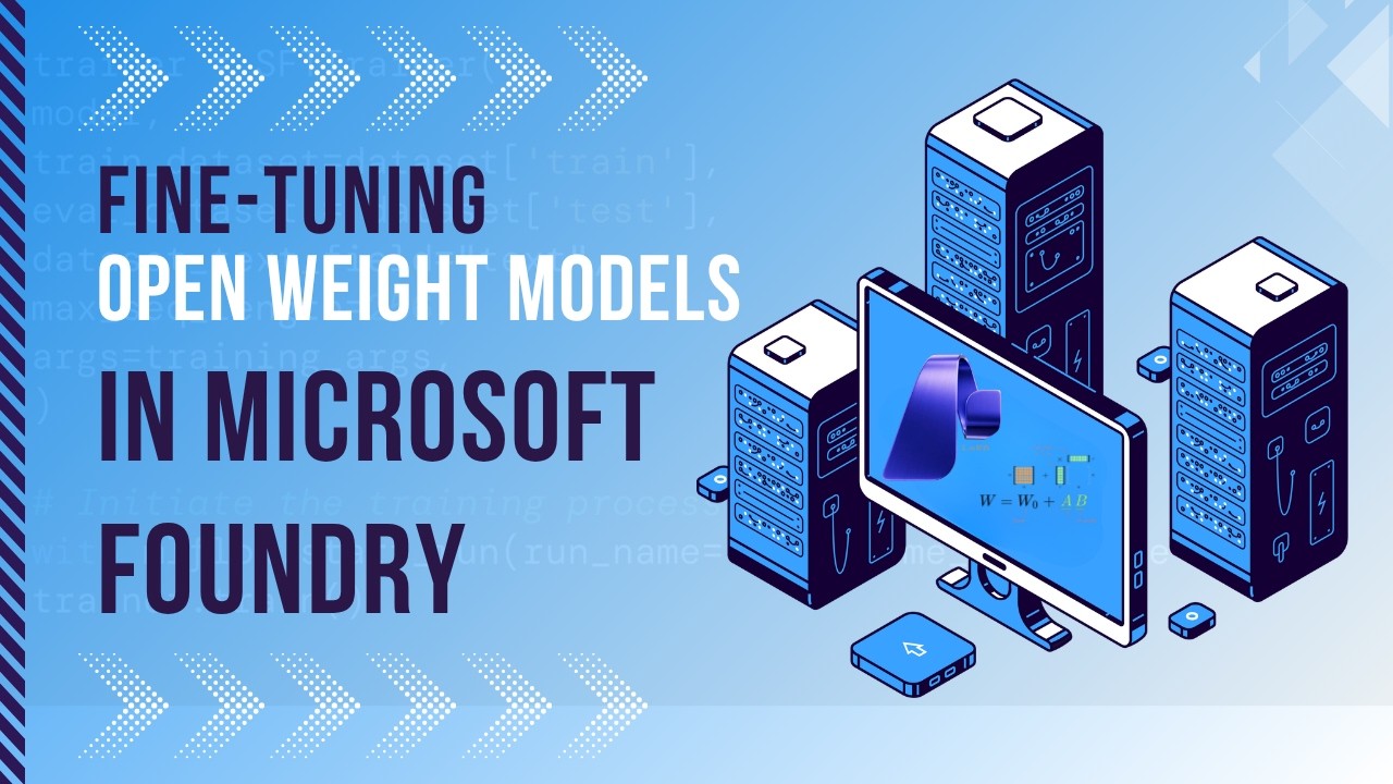 Дообучение моделей с открытыми весами в Microsoft Foundry