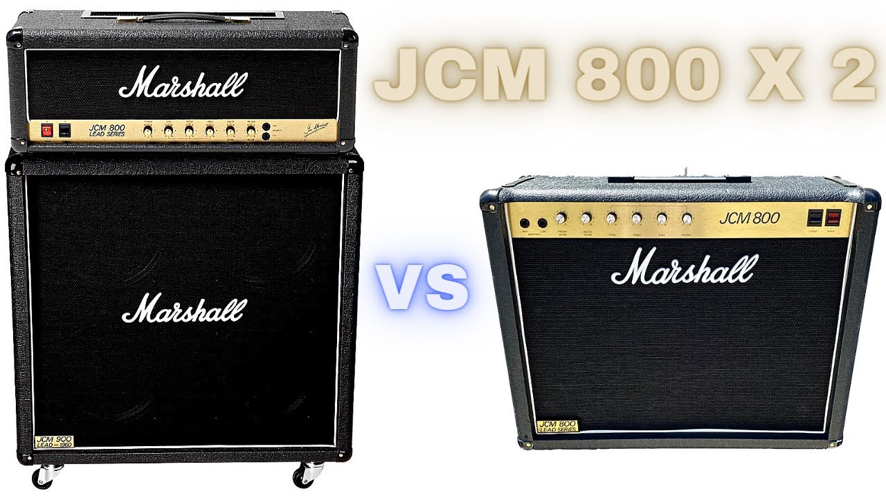 Marshall JCM 800 2203x Reissue vs Vintage JCM 800 2203 / 4103 Combo