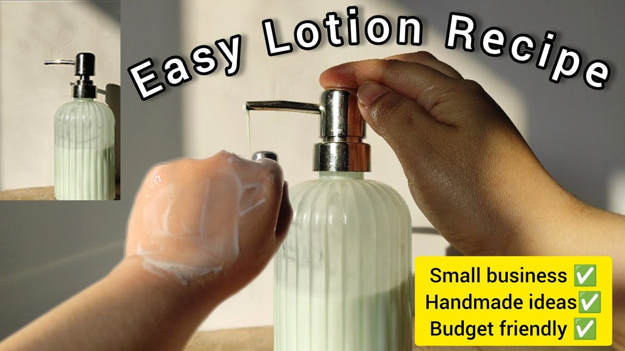 Diy homemade body lotion recipe | Small business idea | How to make moisturizer at home