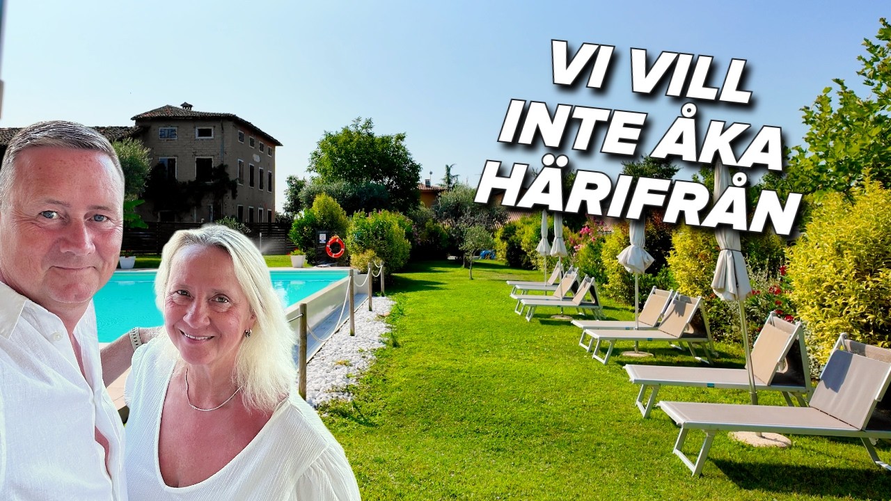 VI FASTNADE HÄR 🇮🇹 | POOL, HUSBIL & VINGÅRDSLIV VID GARDASJÖN