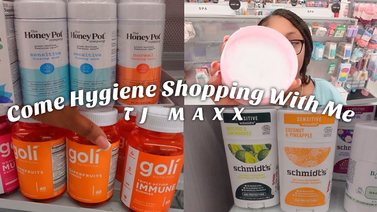 COME HYGIENE SHOPPING WITH ME AT TJ MAXX| FEMININE HYGIENE+BODY CARE+VITAMINS