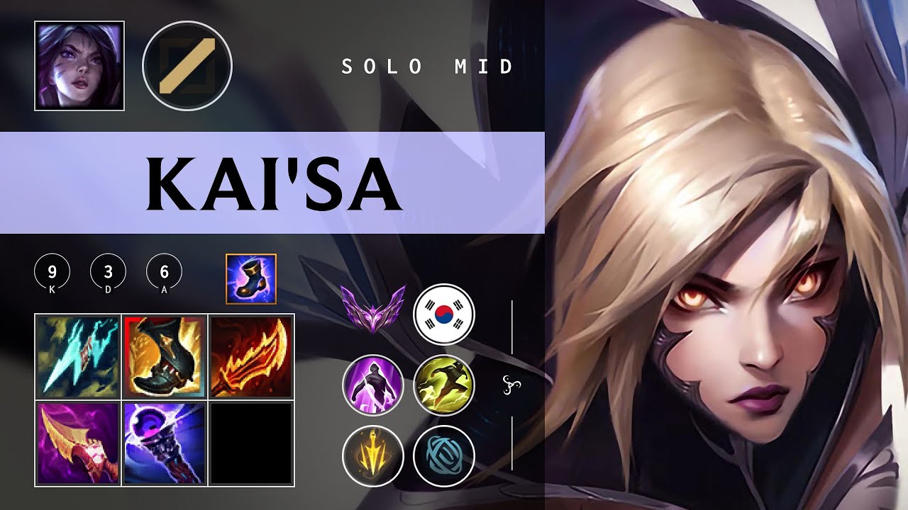 Kai'Sa Mid vs Orianna - KR Master Patch 26.03