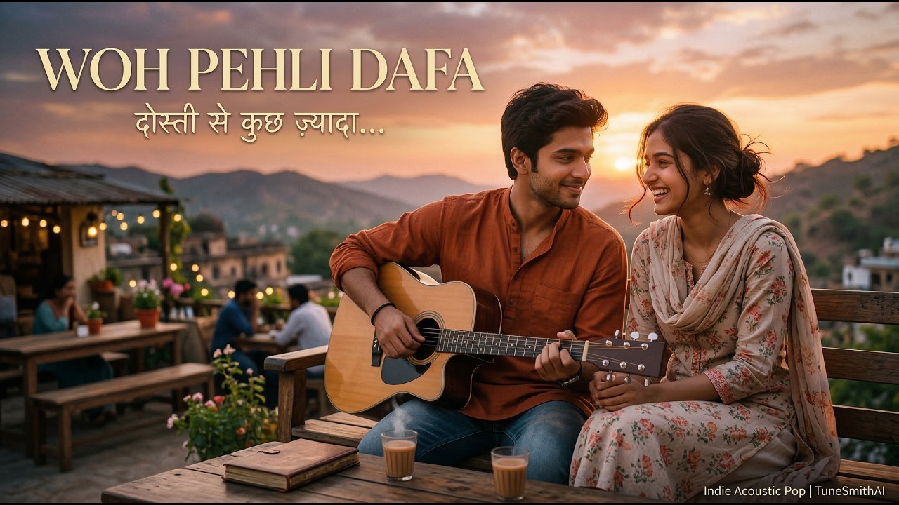 Woh Pehli Dafa -  By TuneSmithAI | Indie Acoustic Pop | Nostalgic Love Song
