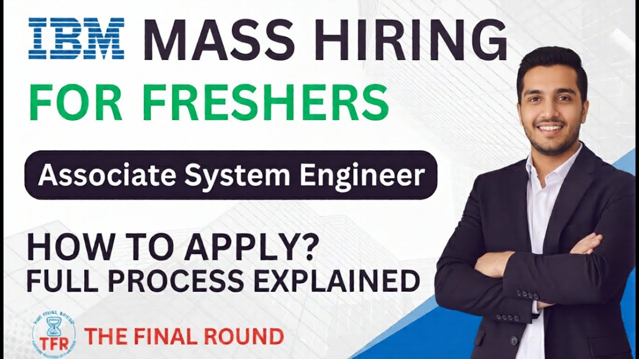 IBM Biggest Mass Hiring for Freshers | Associate System Engineer | How to Apply & Full Process