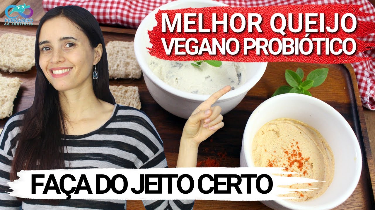 MELHOR QUEIJO VEGANO PROBIÓTICO e fermentado | Sabor Defumado e manjericão