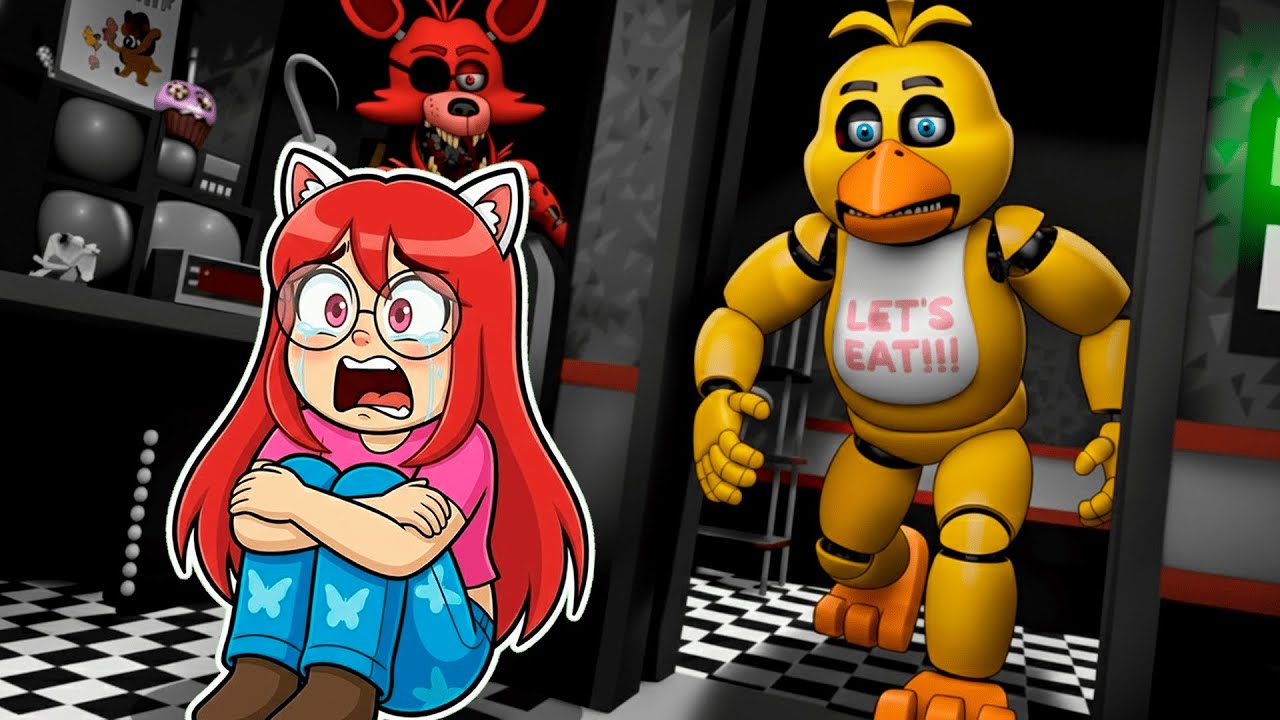 Me asusto CADA SEGUNDO jugando FNAF en Roblox 😭😱 | Luly