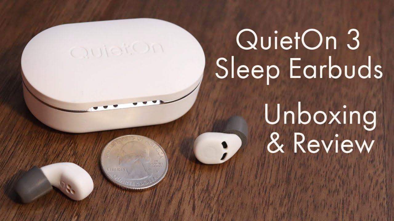 QuietOn 3 Sleep Earbuds - Unboxing, First Impressions & Review - Noise Cancelling Earbuds