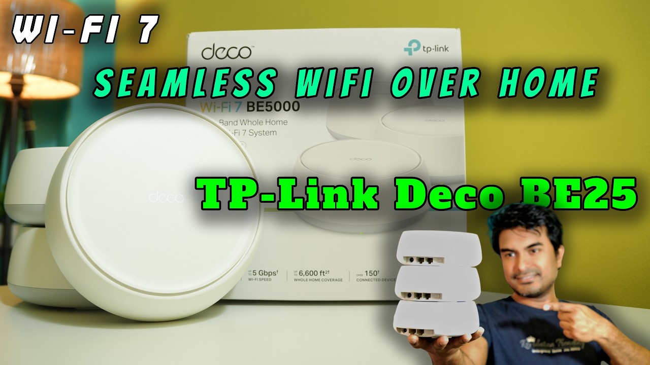 TP-Link Deco BE25 | Seamless WiFi Over Home | Wi Fi 7 Mesh Router | The Passionate Geek #tplink