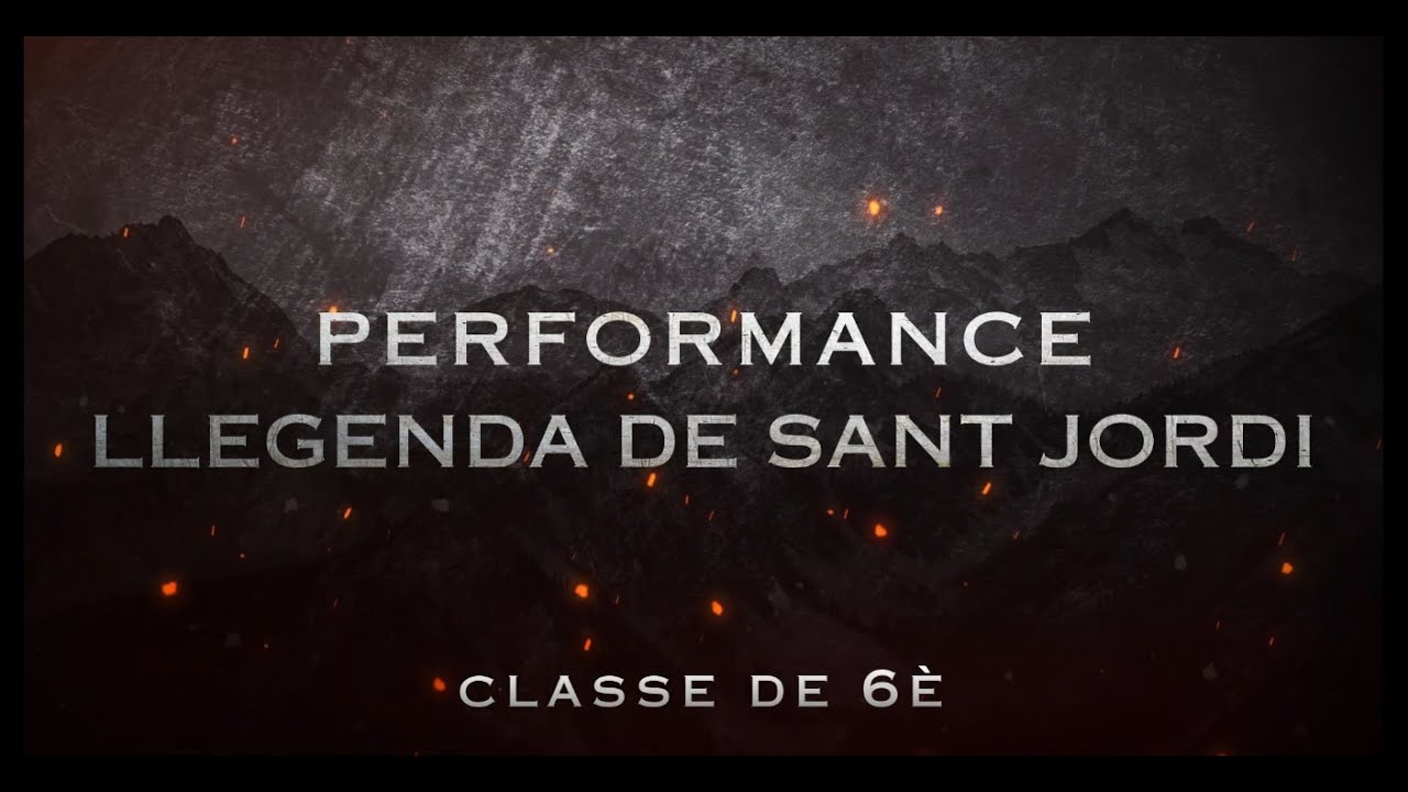 PERFORMANCE 6È (Llegenda de Sant Jordi)