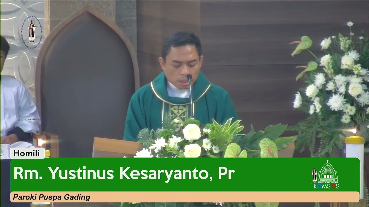 HOMILI ROMO YUSTINUS KESARYANTO, PR. MINGGU BIASA KE IV, 1 PEBRUARI 2026 PUKUL 10.00