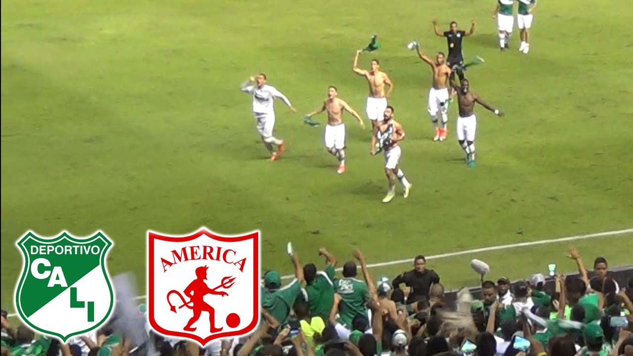 Deportivo Cali vs America 2-0 SemiFinal Futbol Colombiano 2017 EL CLASICO VALLECAUCANO