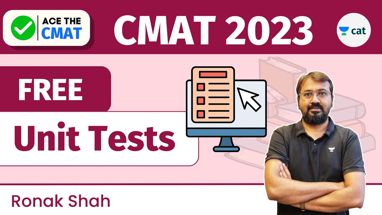 Free Mock Tests for CMAT 2023 | Unit Tests and Sectional Tests | Ace the CMAT | Ronak Shah
