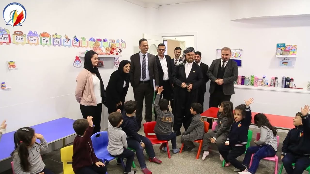 بەڕێز پرۆفیسۆر دکتۆر عەلی قەرەداغی، سەردانی قوتابخانەکان و باخچەی لیدەرسی ناحکومی کرد لە سلێمانی