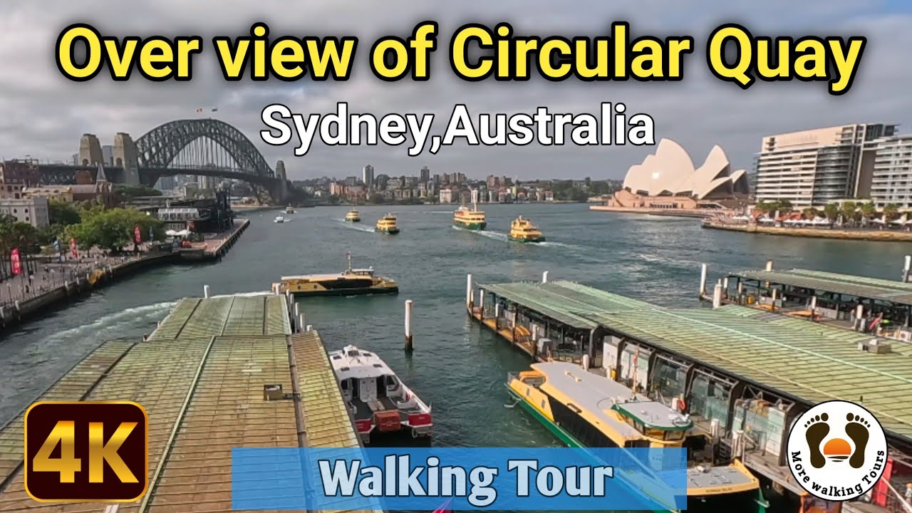 Walking Tour Sydney, Over View of Circular Quay