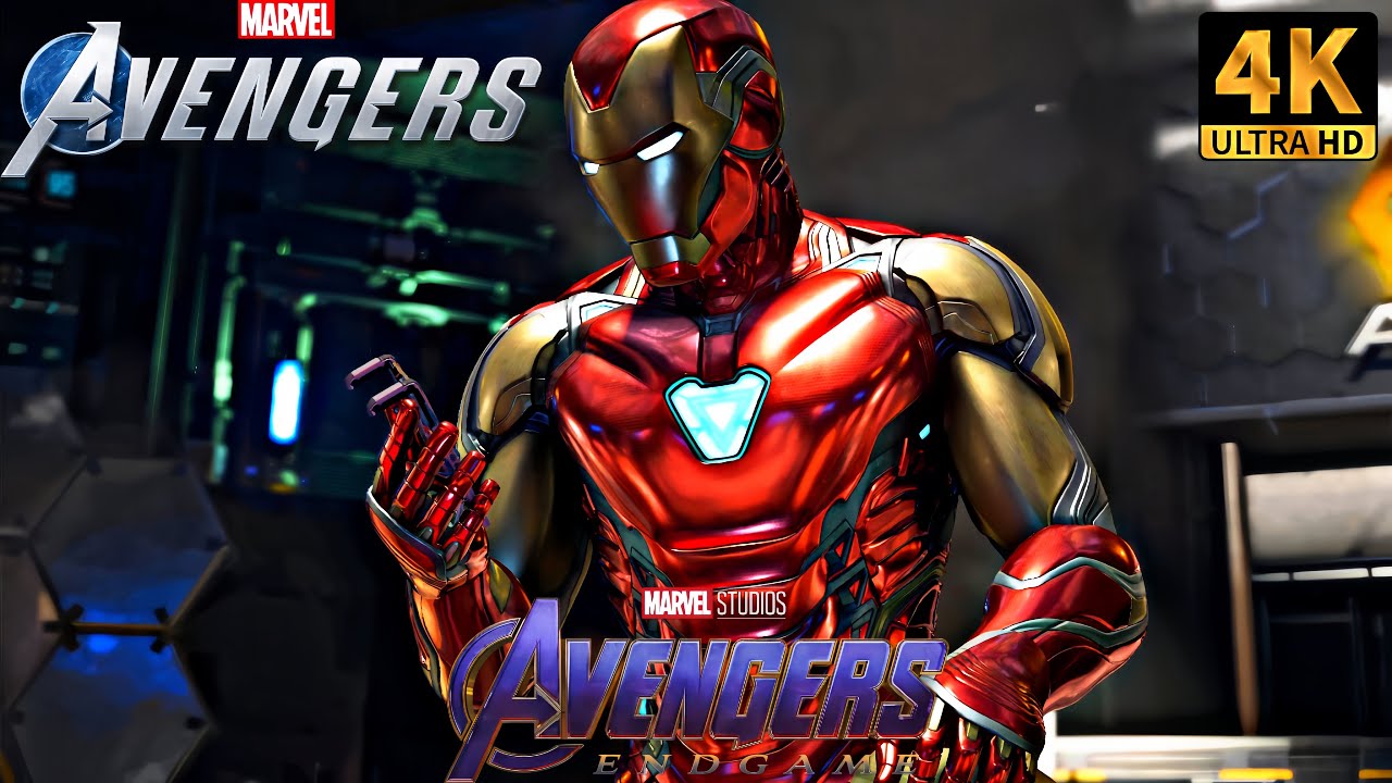 Alone Against AIM with the MCU Avengers Endgame Armor | Marvel's Avengers (4K 60FPS HDR)
