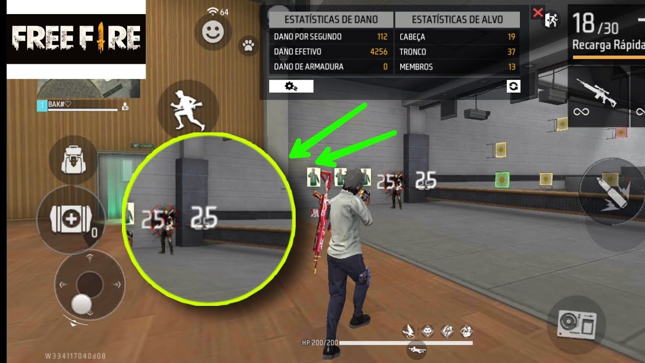 COMO COLOCAR INDICADOR DE DANO BRANCO NO FREE FIRE!
