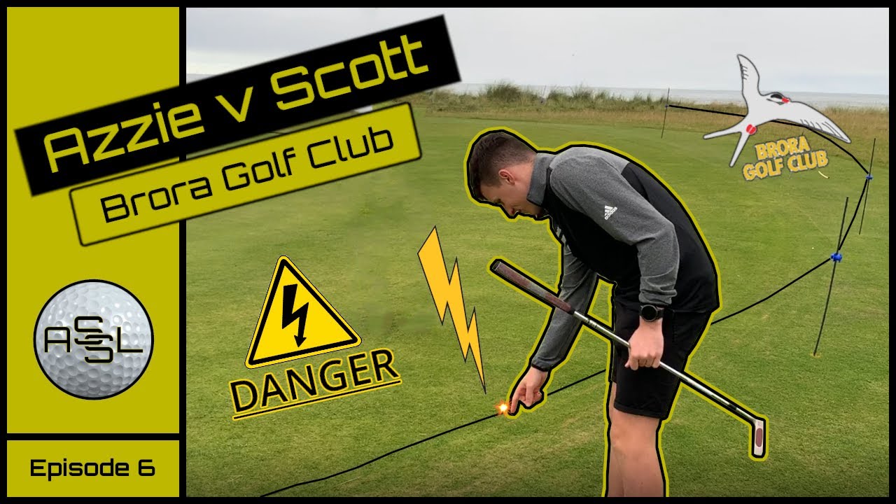 ELECTRIC FENCES AND SHOCKING GOLF!! | Azzie V Scott | Episode #6 | Brora Golf Club