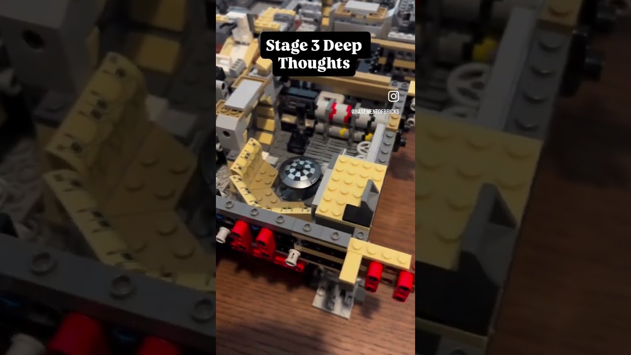Holding the Lego Millennium Falcon vertically is terrifying 