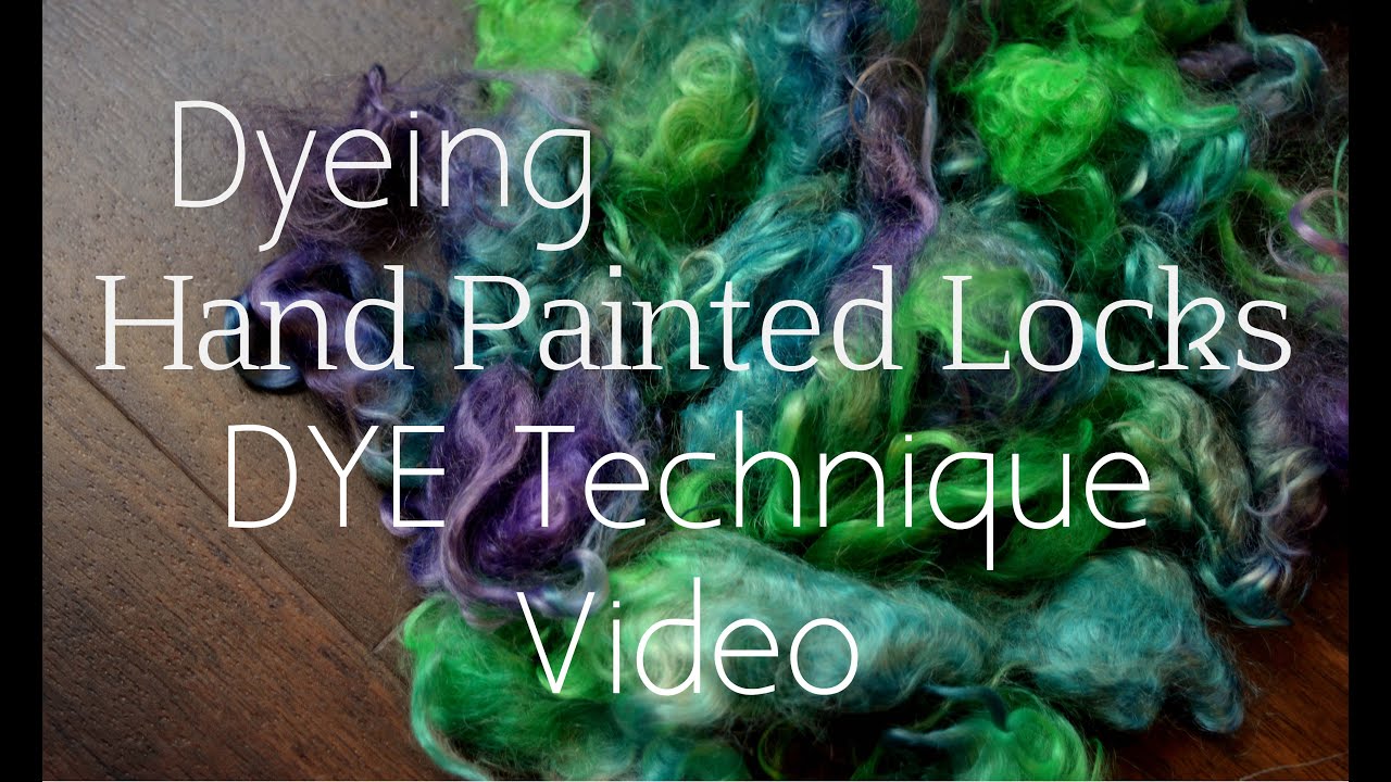 How to Handpaint Wool Locks