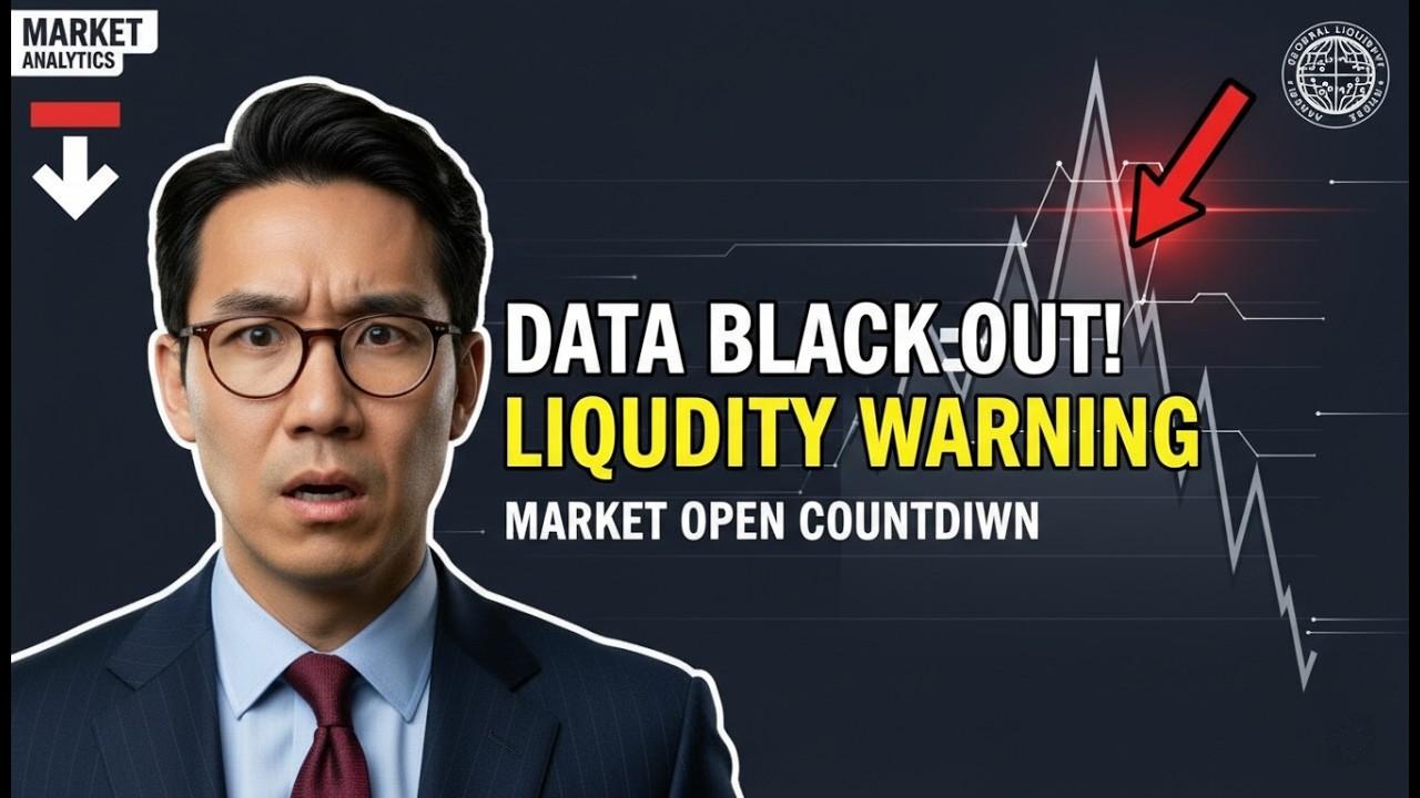 Data Blackout Before Market Open: The Liquidity Warning No One Is Talking About