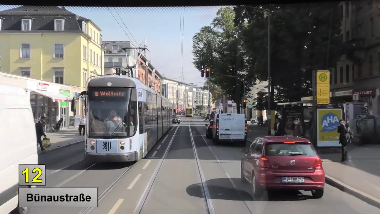 Straßenbahn Dresden 2020 Linie 12