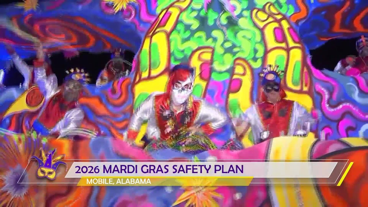 Mobile police outline safety plan for 2026 Mardi Gras season