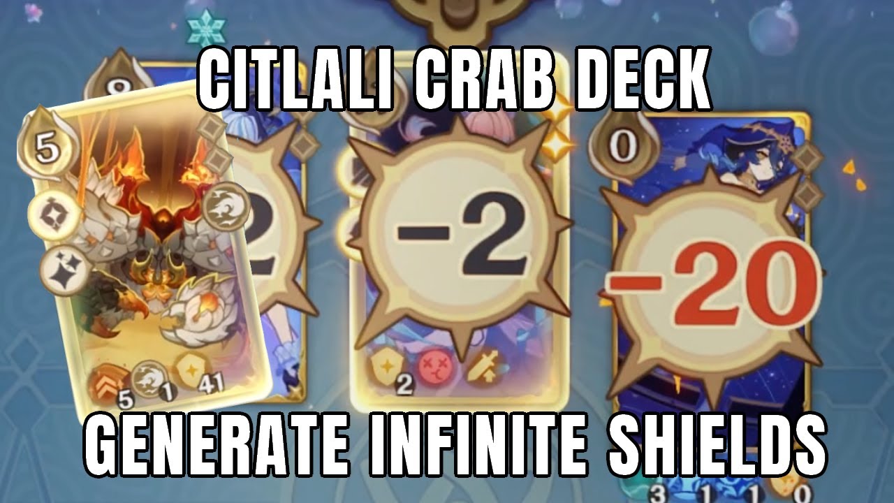 Citlali Makes Crab Decks 100 Times Stronger! | Genshin TCG