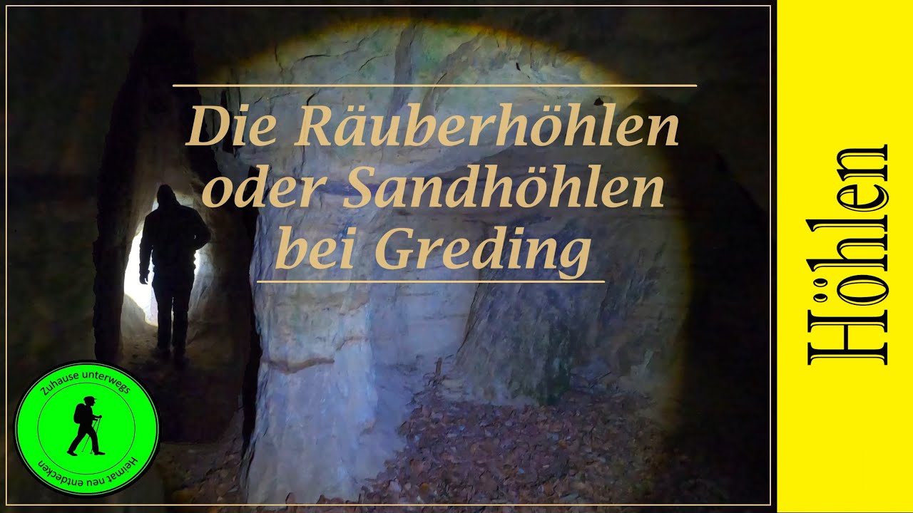Die Räuberhöhlen oder Sandhöhlen bei Greding [ 4K ]