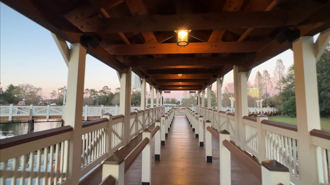 Boat from Old Key West to Disney Springs, Walt Disney World Resort