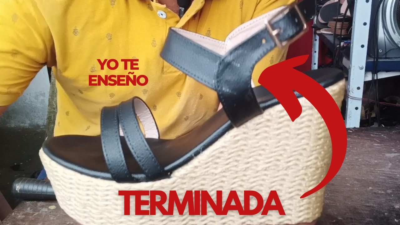 Como pegar sandalia en plataforma