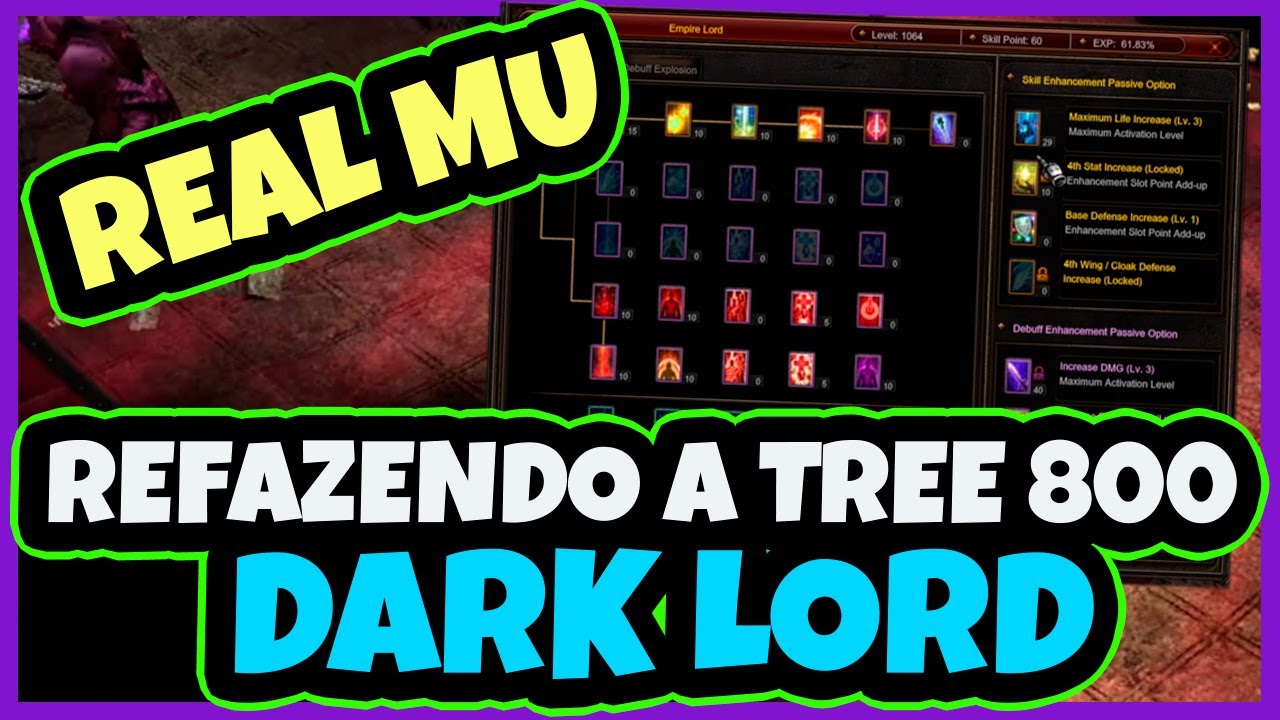 [REAL-MU] RE-BUILD TREE 800 DO DARK LORD - WIND SOUL