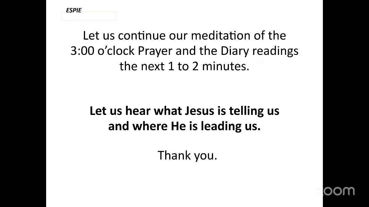 Divine Mercy Movement's Personal Meeting Room