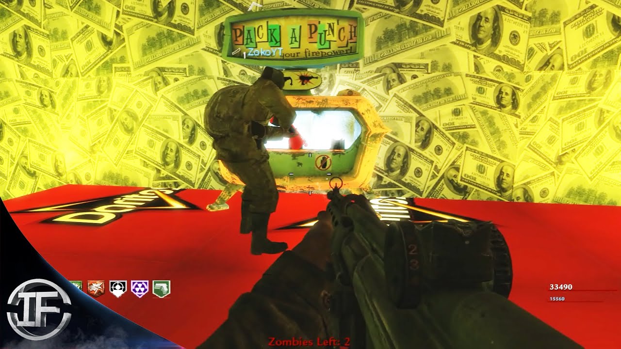 SUPER MATANZA!! LA SALA DEL DINERO! - ZOMBIES EN EL MCDONALDS #2 - CUSTOM MAP - COD WAW