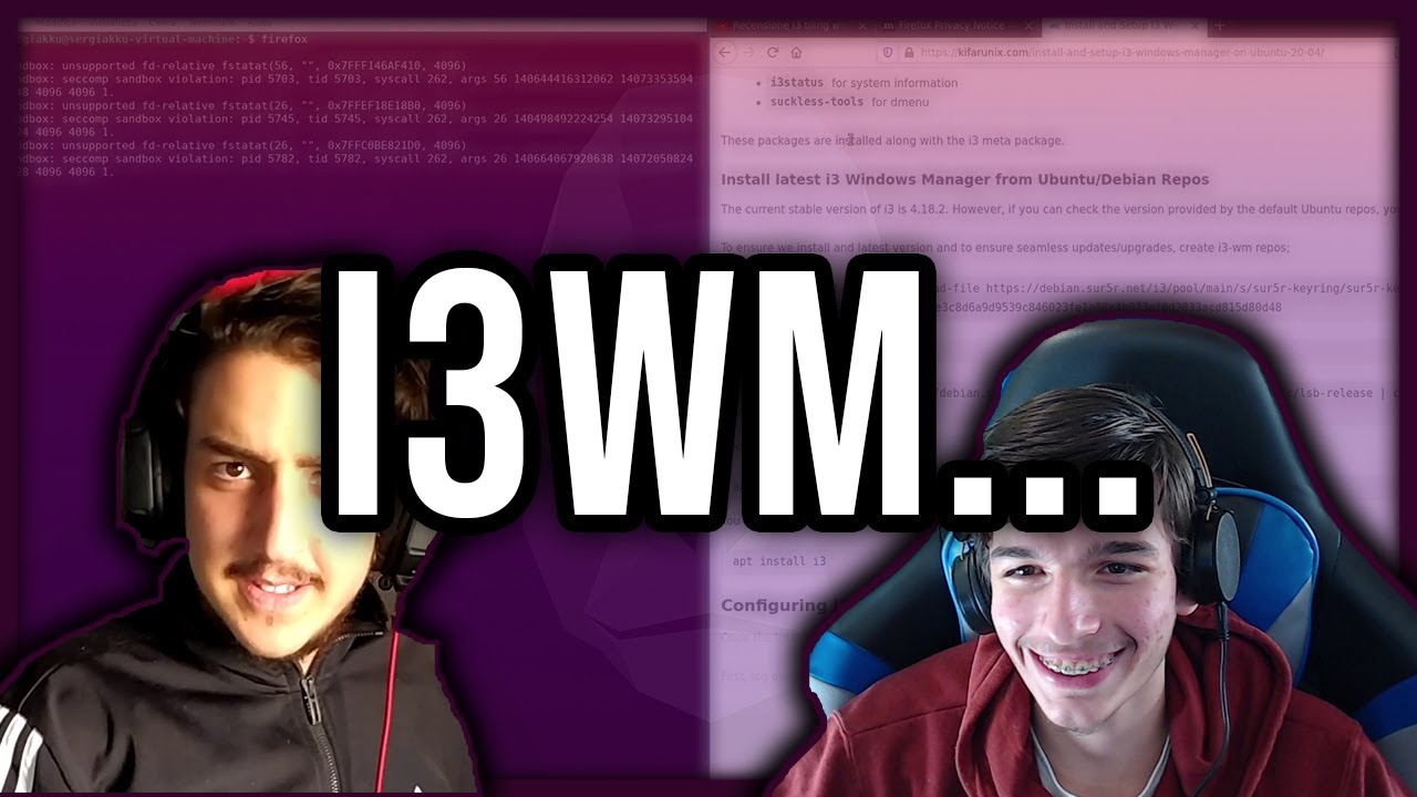 GLI HO FATTO PROVARE I3WM... - Ser Gikakù su Linux #2