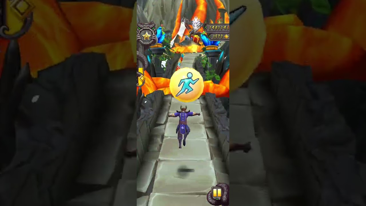 Temple run 2 holiday havoc (I don't use my voice anymore because int audio and micro don't work)