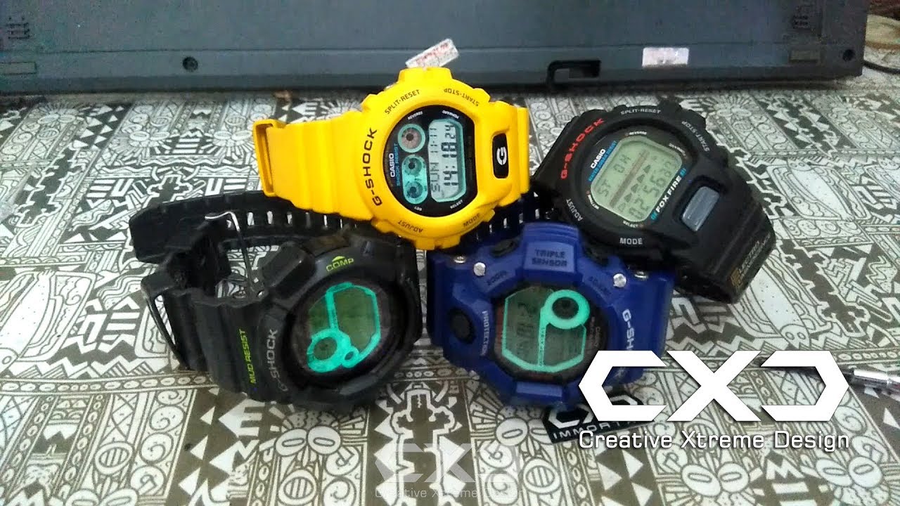 TUTORIAL cara custom G-SHOCK dengan fosfor strontium FACEPLATE dan LCD positif