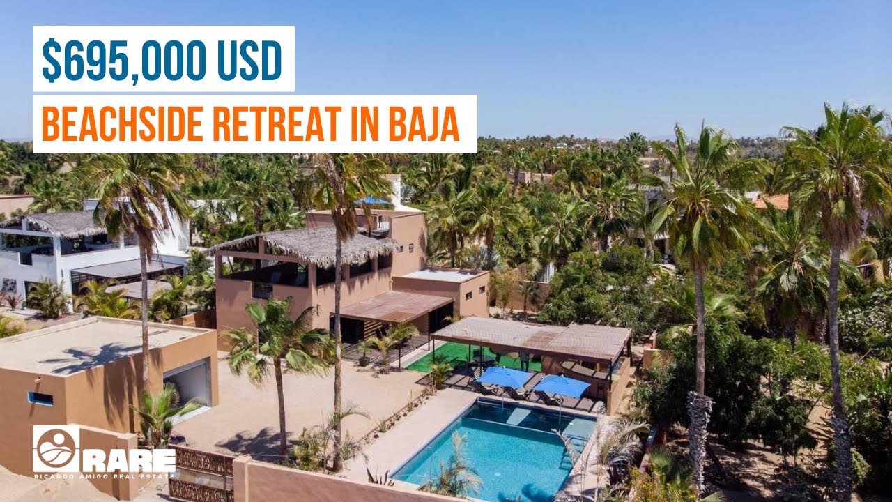 Brand New Beachside Retreat in San Sebastian, Todos Santos.