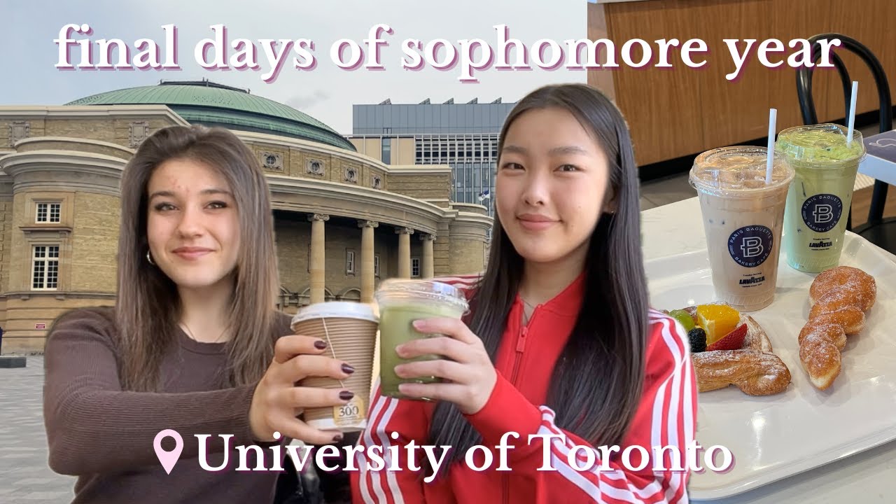 days in my life as a sophomore at the University of Toronto | uni vlog, final exams, summer travels