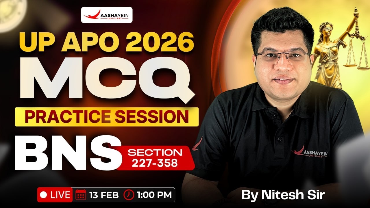 UP APO 2026 BNS MCQ Practice Questions (Section 227 - 358) | Most Expected Questions | By Nitesh Sir