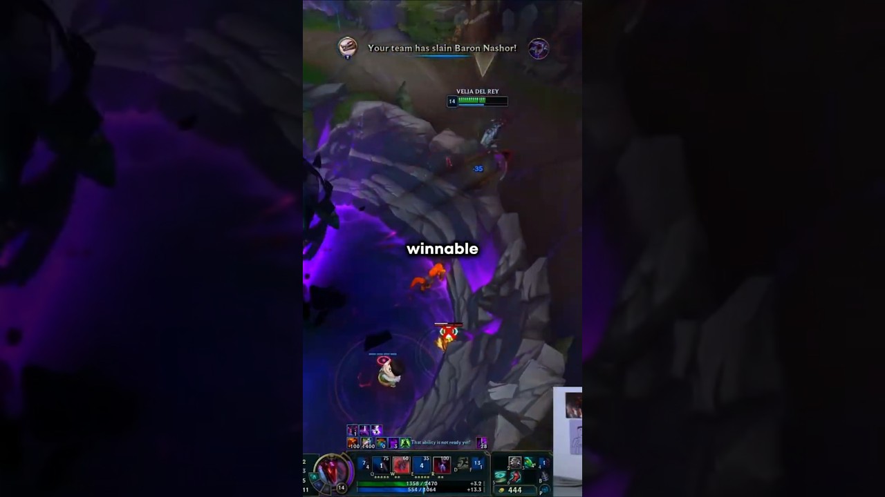 Naafiri Solo Baron #leagueoflegends