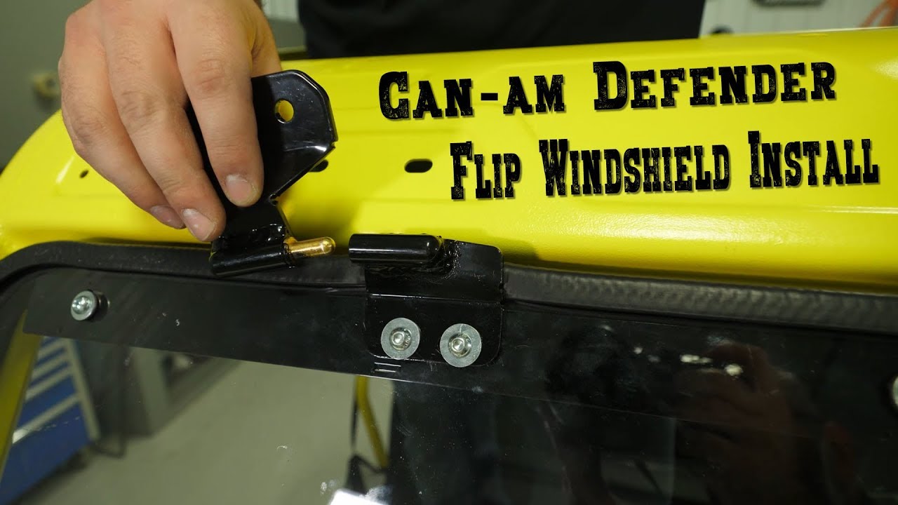 Flip Windshield Install | Can-Am Defender | How To | SuperATV