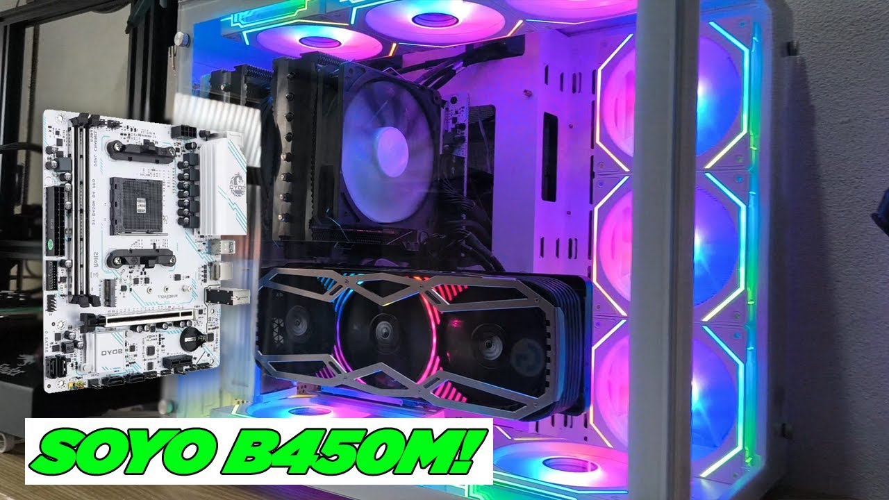 Chegou Minha Placa-Mãe SOYO B450M do AliExpress! Unboxing, Instalação e Primeiras Impressões
