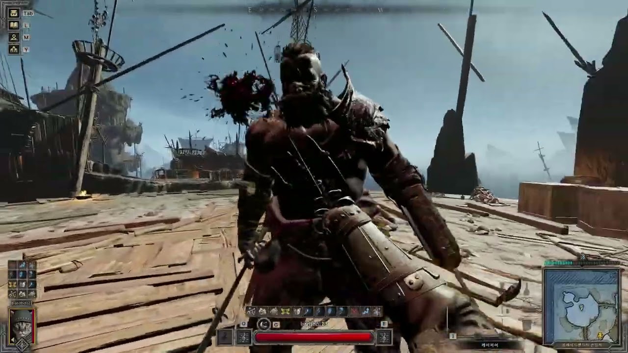 dark and darker highroller blade hand vs bard