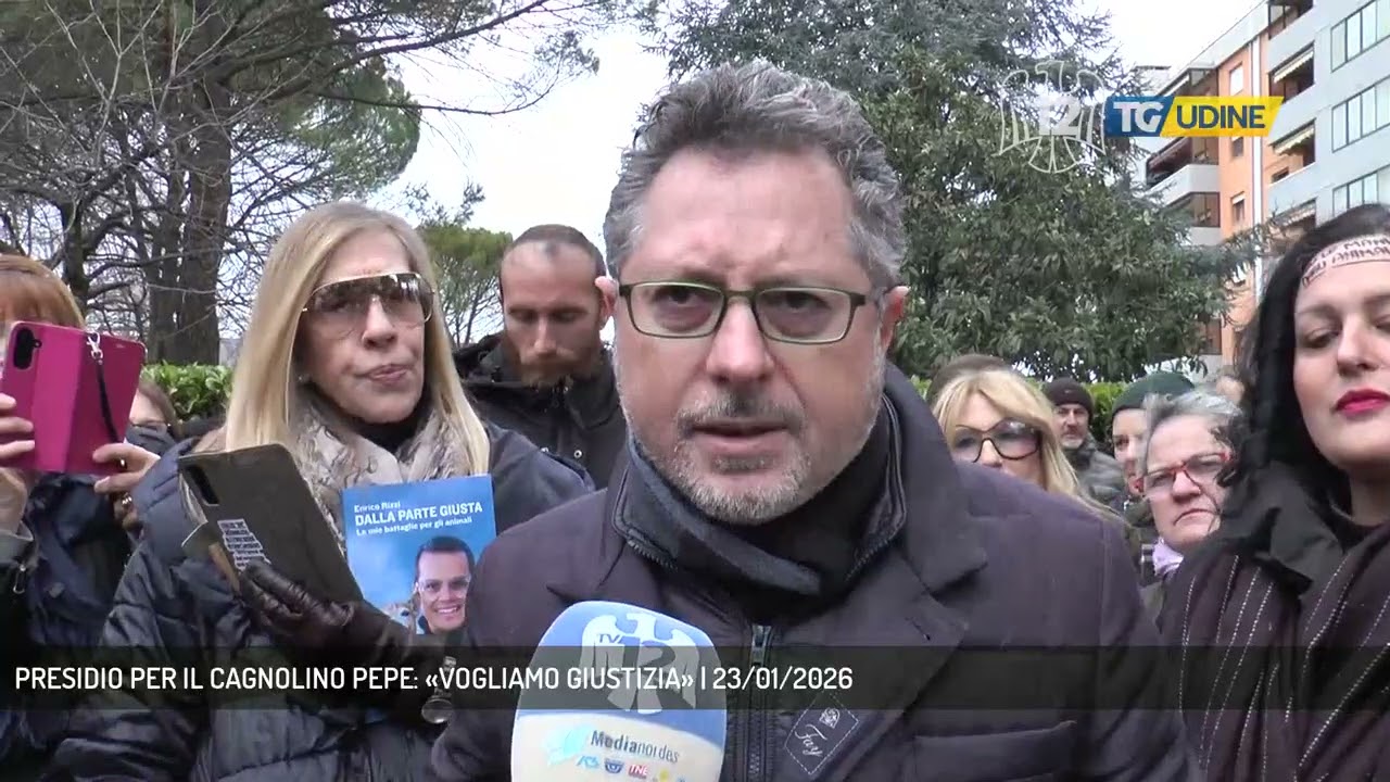 PRESIDIO PER IL CAGNOLINO PEPE: «VOGLIAMO GIUSTIZIA» | 23/01/2026