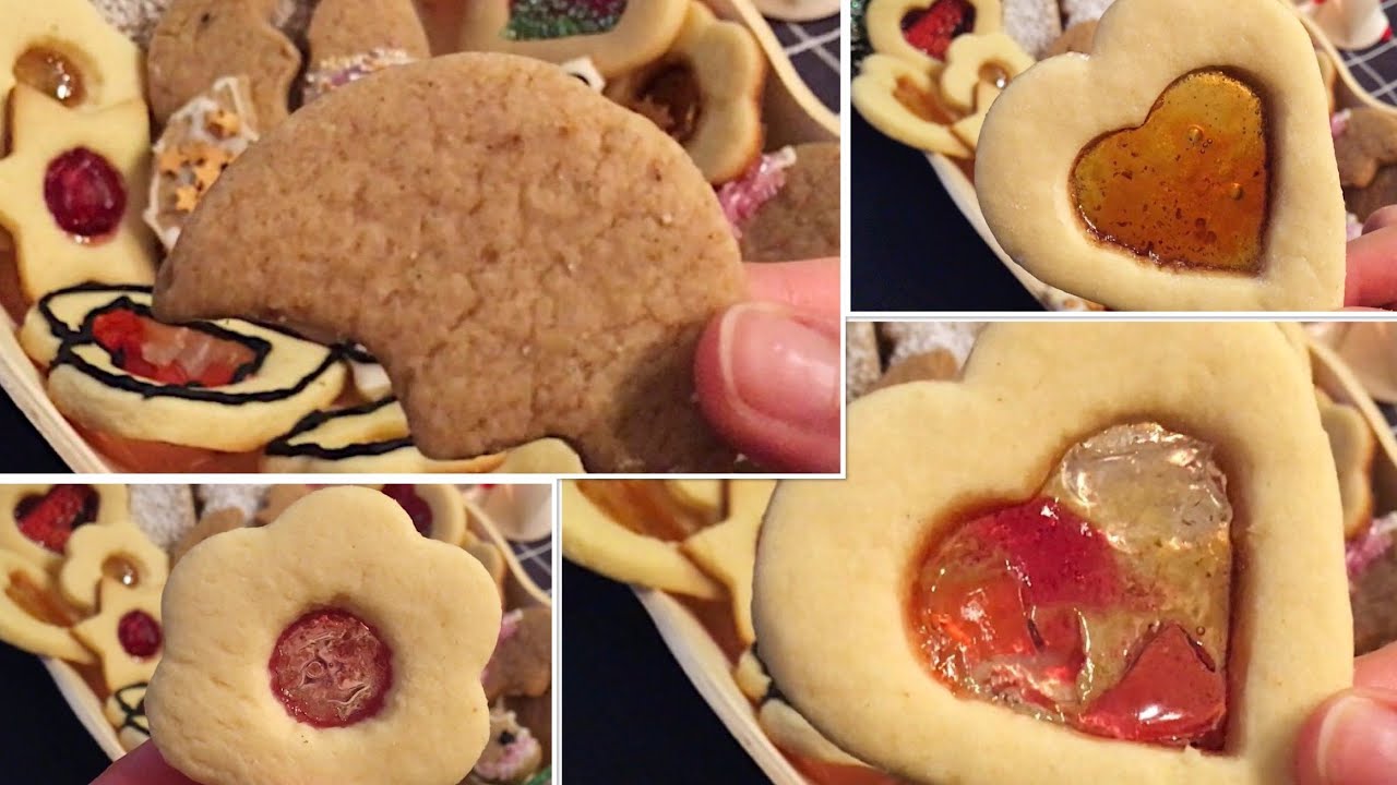 بسكويت الزجاج الملون وبسكويت القرفة بعجينة واحدة | Stained Glass Cookies and Cinnamon Cookies